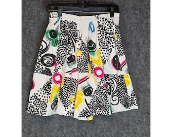 Gene Ewing BIS California Shorts Damen M Beige Sunwash Falter Reich Abstrakte Kunst Retro Resort Baumwolle Leinen Luxus Leicht tragen
