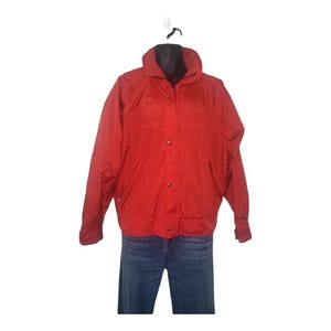 Vintage REI Gore-Tex Rain Coat Women Sz L Full Zip Outdoors Winter Outerwear