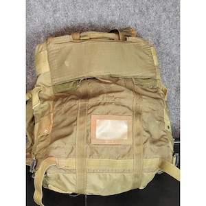 Vintage 70er Jahre U.S. Militär Rucksack Olivgrün Tornister Pack Pack Snuck Pack Field Gear Camping