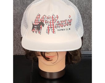 Vintage MacKenzie Equipment Co. Trucker Hat Cap Snapback Scottie Dog Logo Work