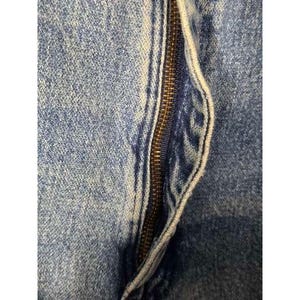 VTG Wrangler Mens Jeans Light Wash Straight Leg Denim Pants Size 36x32 Western image 9