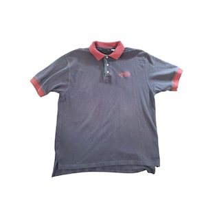 vintage Cheers Boston Promo polo shirt XL bleu cyrk bordeaux série TV sitcom des années 80 des années 90 coton brodé vêtements de sport vêtements d'entreprise cadeau
