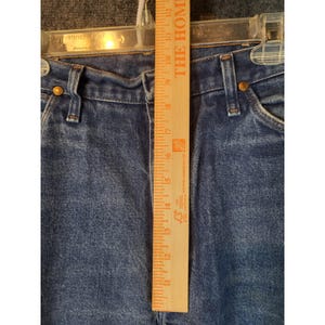 Vintage Wrangler Jeans Mens 36x30 Blue Denim Cowboy Western USA Made Workwear image 7