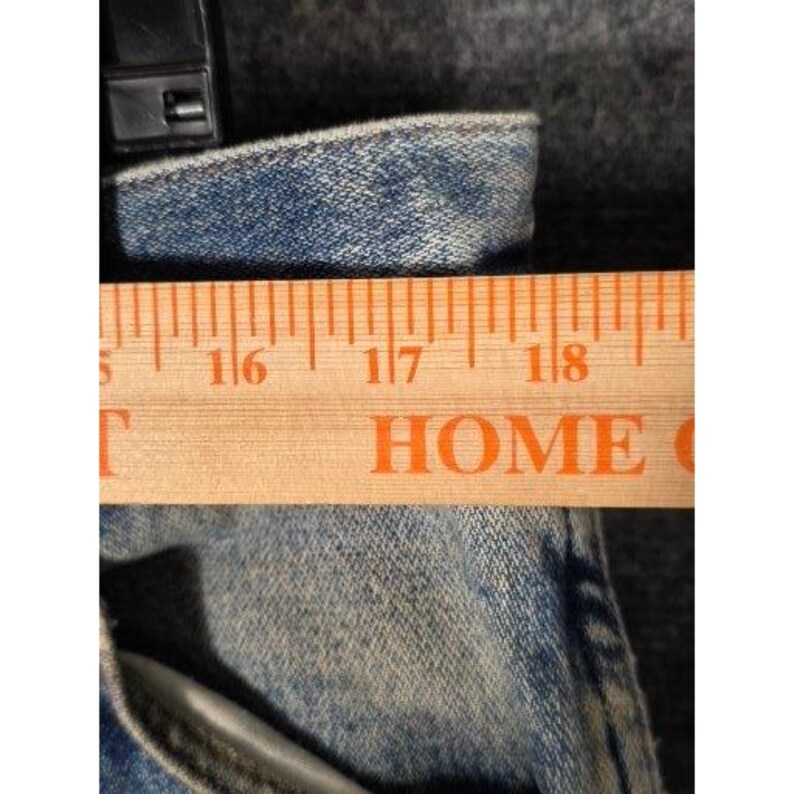 VTG Wrangler Mens Jeans Light Wash Straight Leg Denim Pants Size 36x32 Western image 7