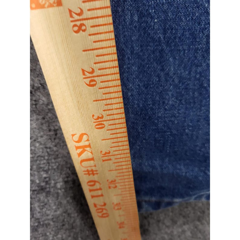 Vintage Wrangler Jeans Mens 36x30 Blue Denim Cowboy Western USA Made Workwear image 6