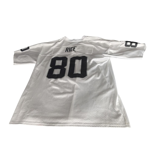 Vintage Y2K Reebok NFL Oakland Raiders Jerry Rice 80 Football