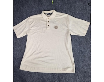 Vintage Antigua Hazeltine 2002 PGA Championship Golf Polo Shirt Sz L Sportswear