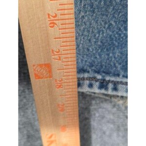 VTG Wrangler Mens Jeans Light Wash Straight Leg Denim Pants Size 36x32 Western image 4