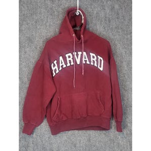 Sweat Homme Harvard Violet Coton – Taille M – Pull Col Rond Avec Logo – état Excellent