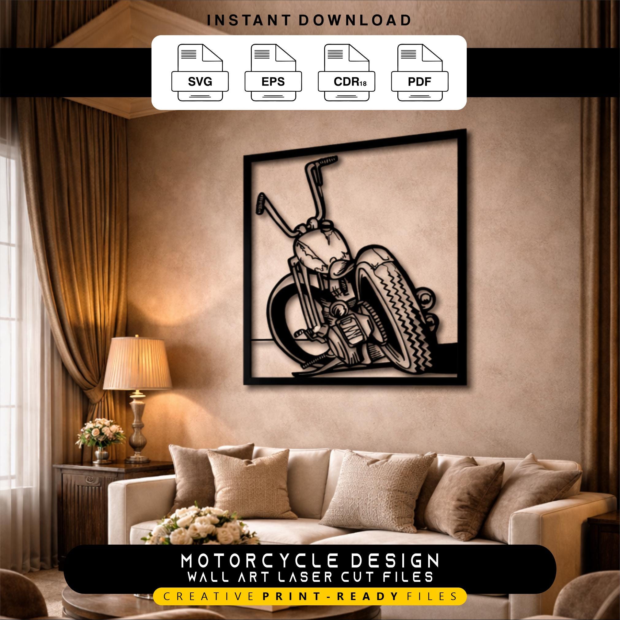 Harley Davidson Outdoor Wall Decor - Etsy