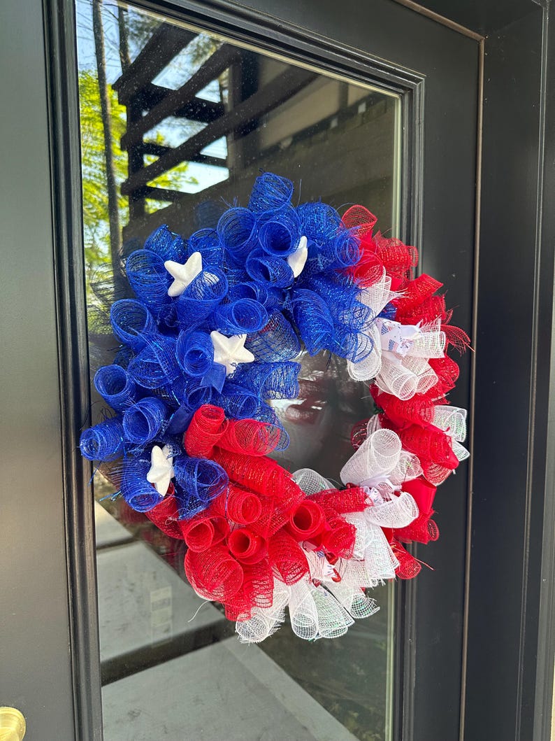 4th of july wreaths etsy