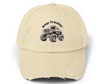 Verontruste truckerpet: vintage retro baseballpet