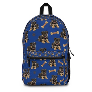Playful Dog Backpack Puppy Bag Fun Animal Knapsack Kids School Bookbag Pet Lover backpack