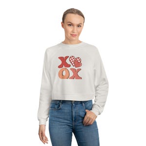 XOXSO Maglione in pile corto da donna - Caldo e accogliente per donne alla moda, elegante maglione in pile corto, felpa in pile alla moda,