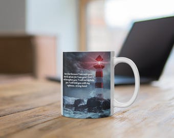 Inspirational Bible Verse Coffee Mug: Christian Gift