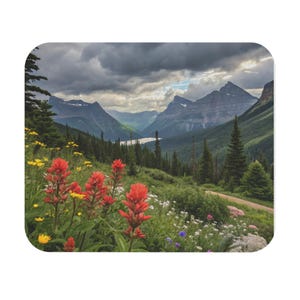 Scenic Nature Mouse Pad: Calming Landscape Desk Accessory