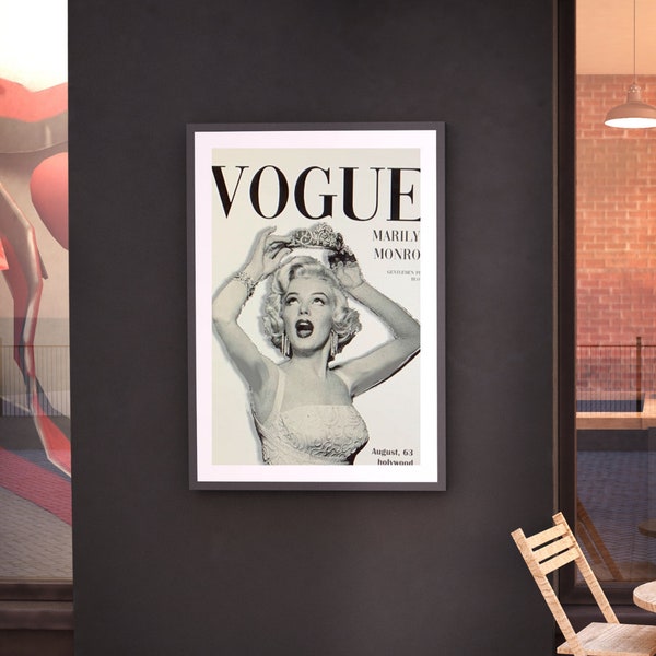 Marilyn Monroe Wall Art - Vintage Poster Print for Home Decor