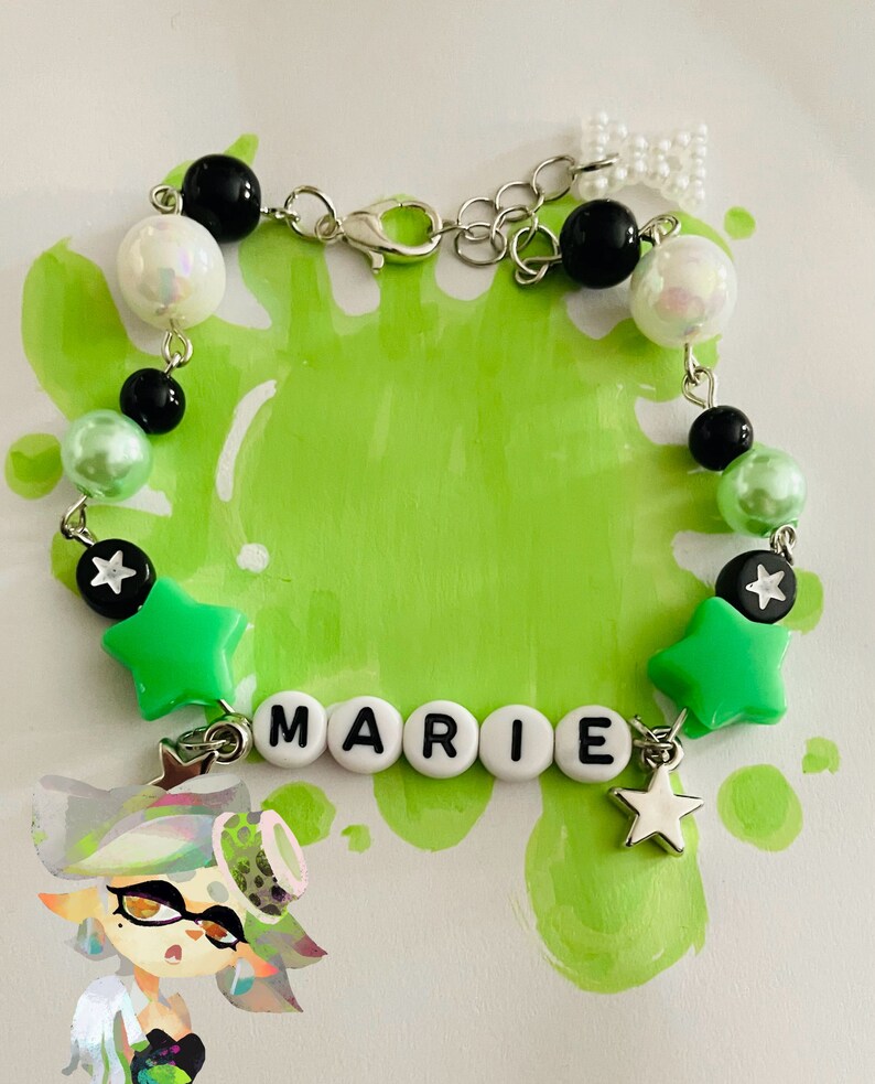 Callie and Marie Eyepin Bracelets Splatoon Etsy