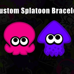 Custom Splatoon Bracelets