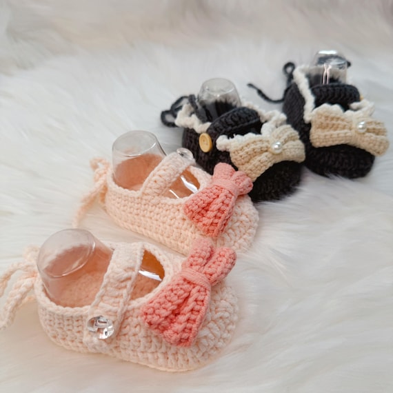 Handmade Crochet Baby Shoes for Newborn Infant Shoes for Baby