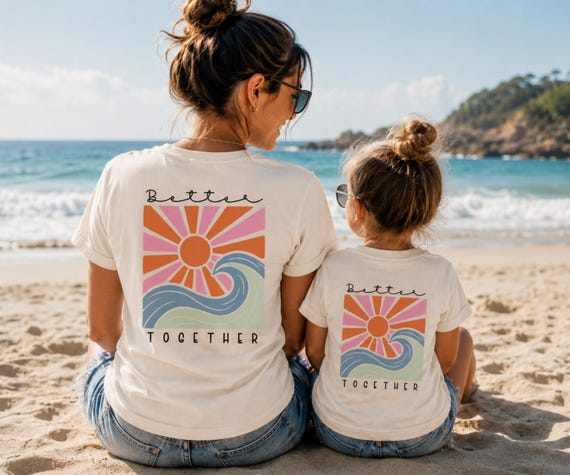 Matching Mother Daughter Shirts, Better Together Shirt, Mommy and Me Outfit, Family Vacation Shirt, Mother's Day Gift