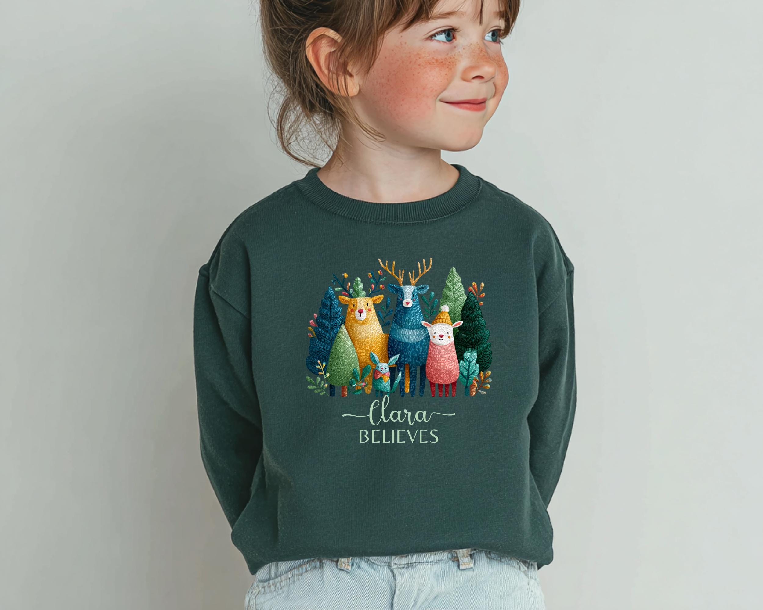Produktbild von Weihnachtspullover Damen Lustig Wichtel Weihnachten Pullover