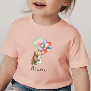 Children&#39;s T-Shirt | Birthday | Gift Birthday One | Baby Gift | First Birthday | Birthday Shirt Number | Personalizable