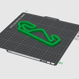 Complete Formule 1-racebaan STL-collectie 2025 – geoptimaliseerd voor 3D-printen
