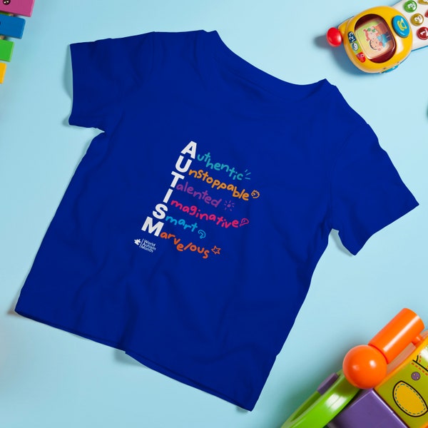 Camiseta de Conciencia sobre el Autismo para Niños Pequeños - Tejido Suave de Algodón - Diseño Inclusivo