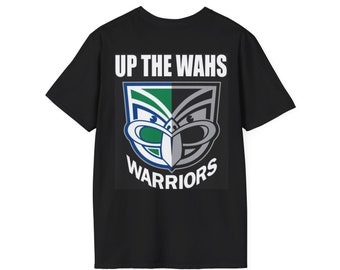 Up the Wahs shirt, Warriors, Gift, NZ, Unisex Softstyle T-Shirt