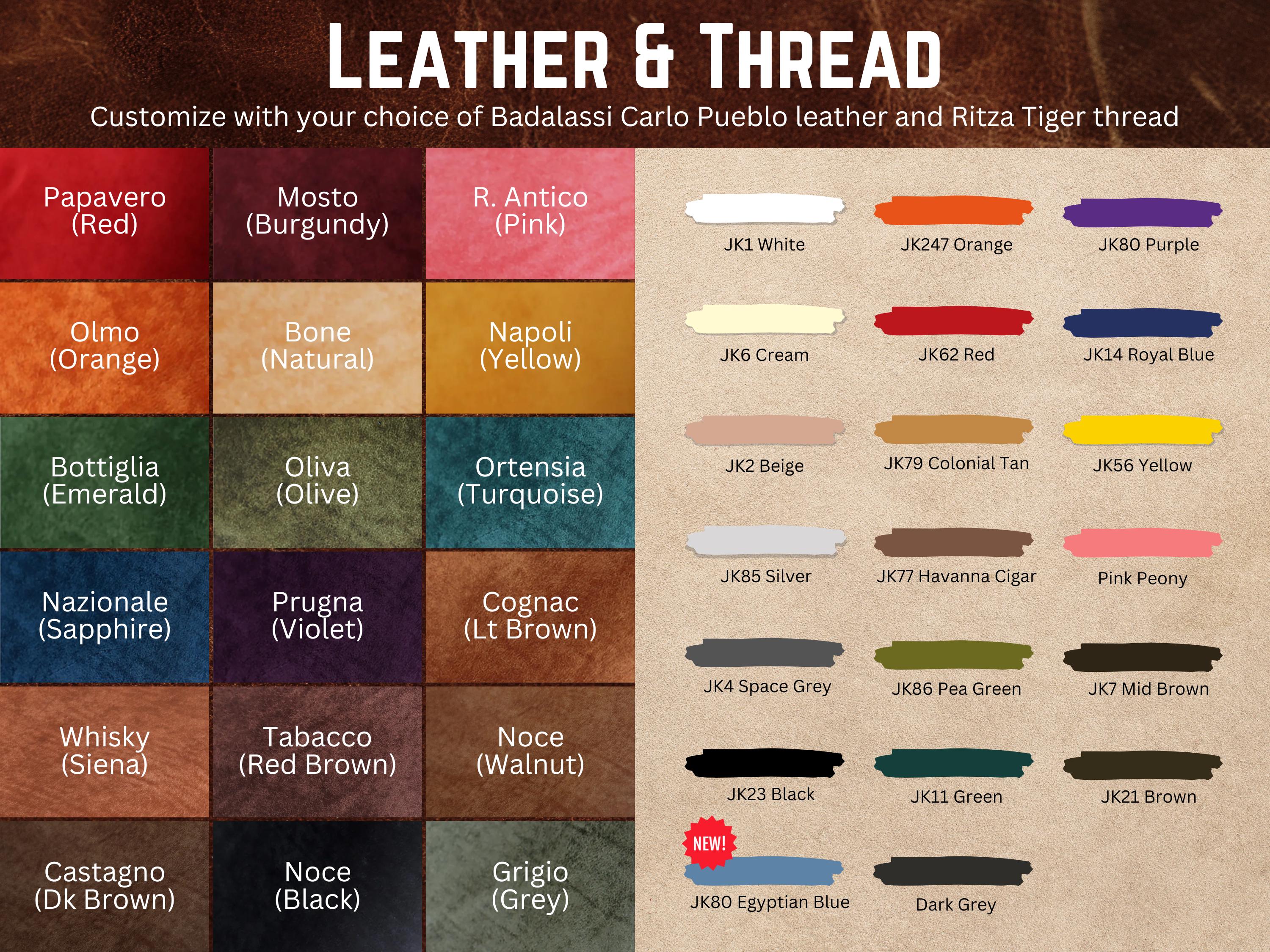 Handmade Italian Leather Bifold Wallet: Badalassi Carlo Pueblo Card Holder - Thumbnail 6