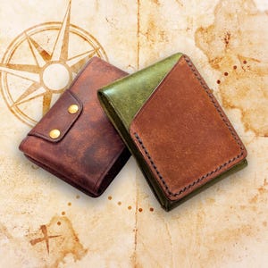 Viaggio Italienische Lederklappe Brieftasche, Vertikaler Minimalistischer Personalisierter Kartenhalter, Tap-to-Pay Schneller Zugriff USD Bargeld Brieftasche, Freund Geschenk