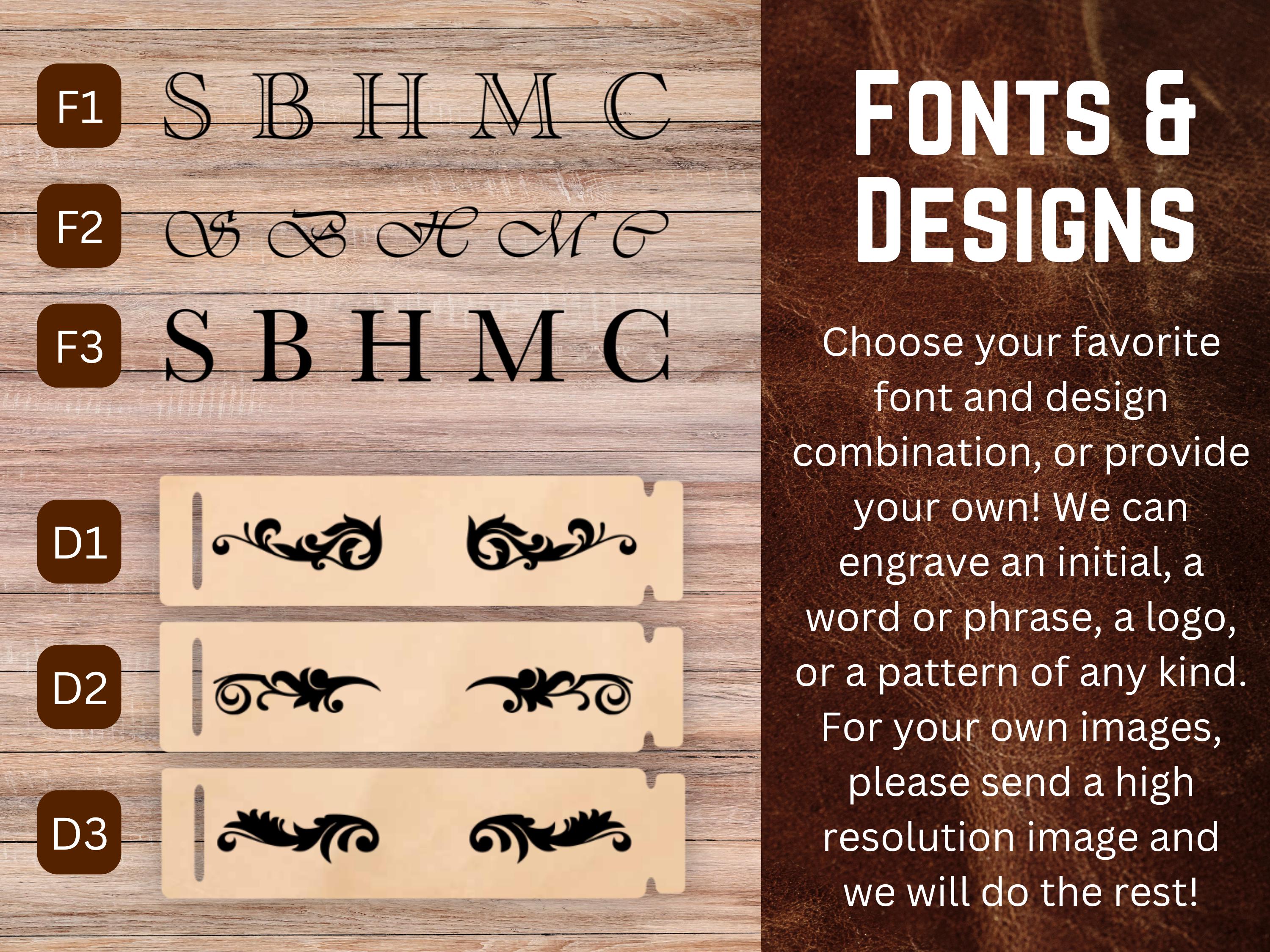 Custom Leather Napkin Rings: Monogrammed Thanksgiving Table Decor - Thumbnail 6