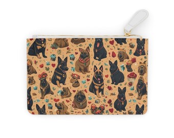 Duitse herdershond telefoon clutch-mini clutch tas-portemonnee-mini tas tas voor vrouw, kantoorgenoten, bruidsmeisje portemonnee tas clutch