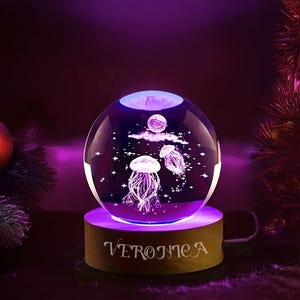 Jelly Crystal Lamp, Crystal Night Light, Kids gift, Housewarming gift, Game gift for him, Birthday gift for him