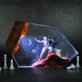 Darth Lord Vader Resin Lamp, Star wars handmade night light, Epoxy Resin Lamp gift, Game gift for him, Birthday gift for him