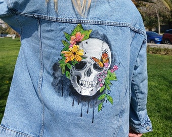 Hand Painted Jean Jacket