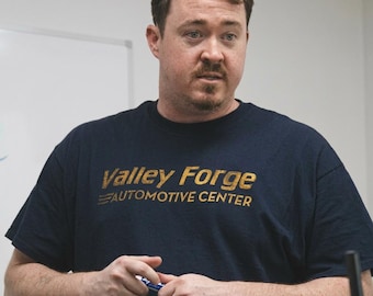 Unisex Valley Forge Automotive Center Shirt, Valley Forge Automotive T-Shirt