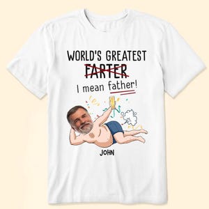 Personalized Dad T-Shirt, Custom Dad's Name Gift for Daddy Papa, Funny Dad Shirt, Papa Shirt, Fathers Day Gift, Custom Grandpa Tee Shirt