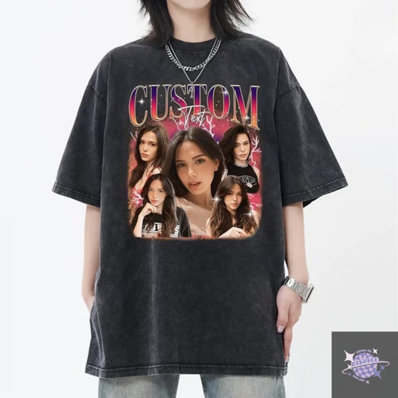 Personalized Your Photo Bootleg Rap Tee, Custom Rap Tee Face, Graphic Tees With Face, Bachelorette Surprise, Bootleg Custom Face Tshirt