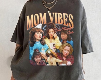 90’s Mom Vibes Shirt, Cool Moms Club T-Shirt, Funny Mom Life Tee, Retro Mother's Day Gift, Vintage Cool Mom Aesthetic Shirt