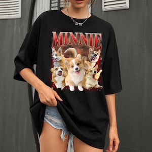 Custom Dog TShirt, Retro Dog Shirt, Personalized Pet Shirt, 90s shirt, Women Tee