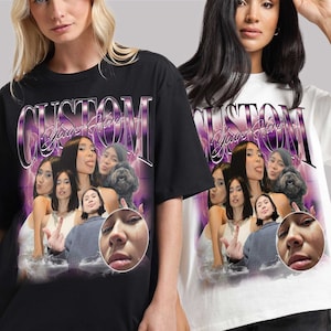 Personalized Bootleg Retro Vintage Funny Rap T-shirt - Custom Hip Hop ...