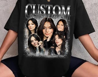 Custom Girlfriend Bootleg Shirt, Personalized 90s Vintage Bootleg Tee, Design Your Own Bootleg Rap Shirt, Custom Girlfriend Gift Idea Tee