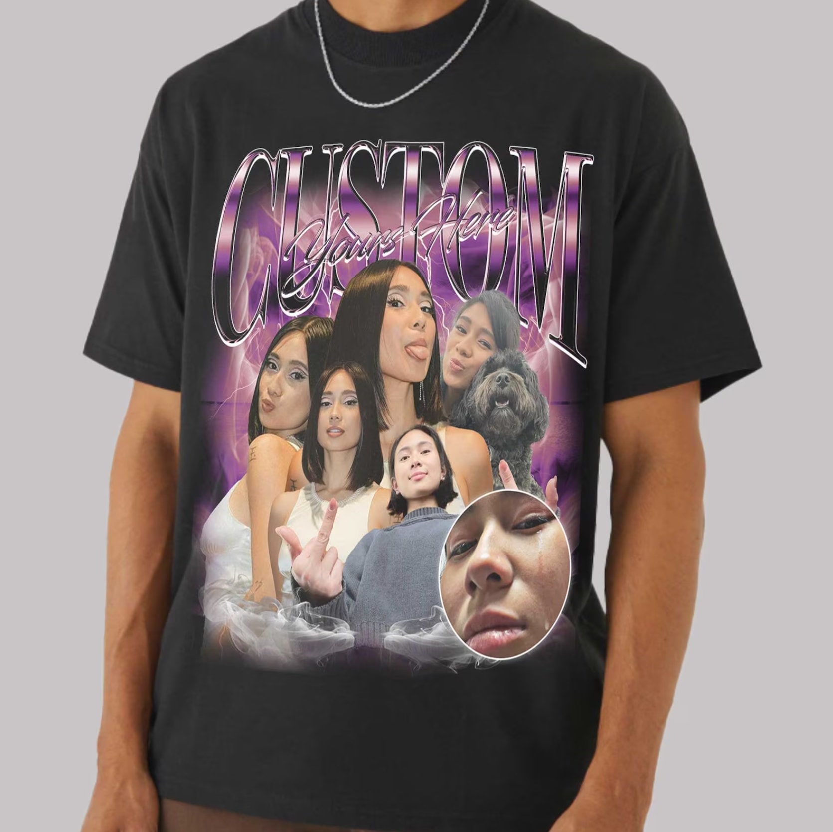 T-Shirt Vintage Anni '90 Wallstreet Creations Umorismo - Foto 7