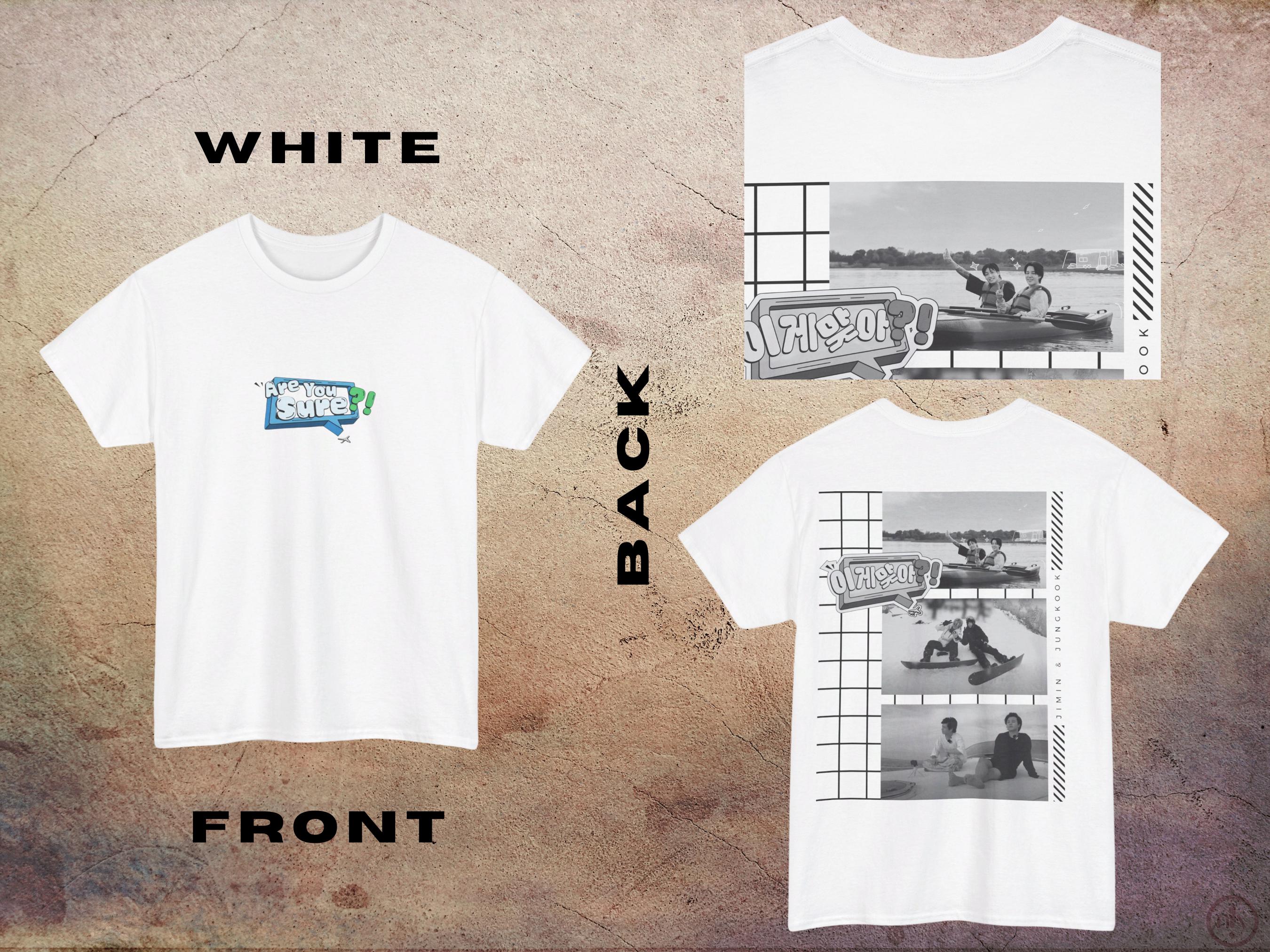 BTS JIMIN JUNGKOOK Are You Sure Inspired Unisex Tshirt Bts