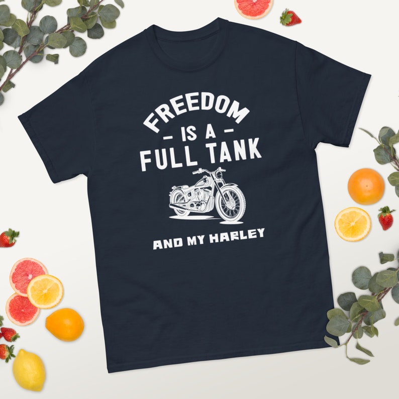 Camisa Harley Davidson, camisa Freedom, camisa sin mangas completa, regalo de motociclista, camisa de motocicleta, regalo para motociclista, camiseta sin mangas de libertad, camisa de viaje por carretera imagen 9