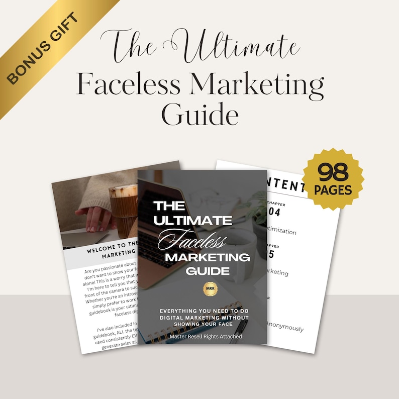 Aesthetic Faceless Stock Photos Girl Bundle With PLR MRR Stock Images ...