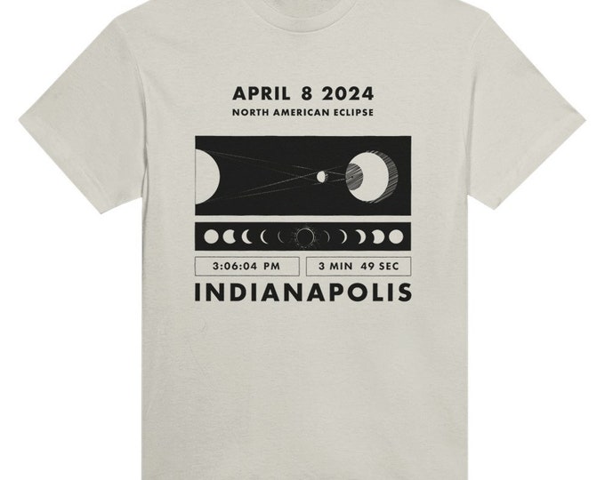 Solar Eclipse 2024 Indianapolis Indiana Shirt
