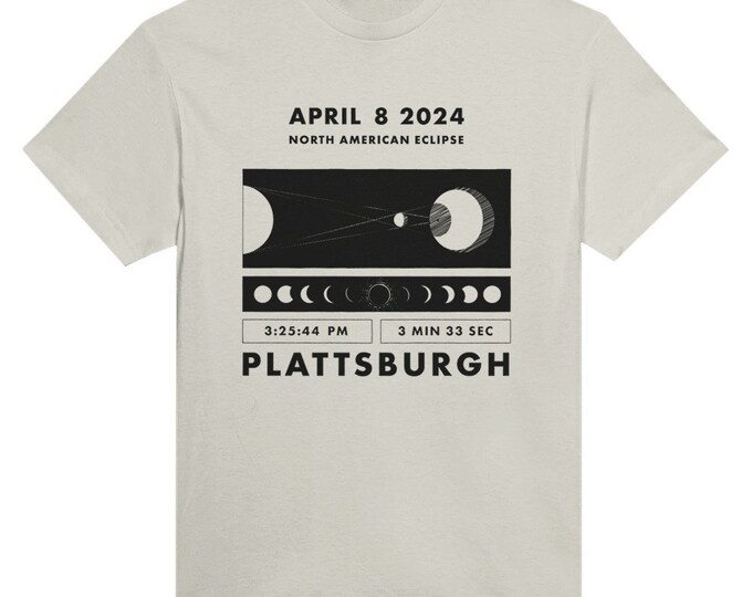 Solar Eclipse 2024 Plattsburgh New York Shirt
